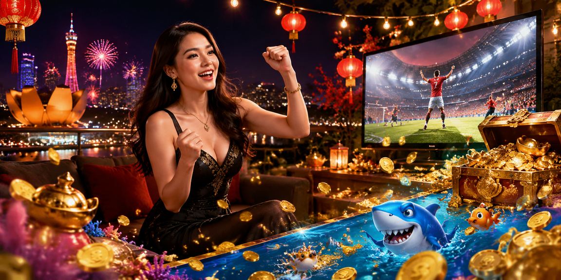 Pemain di Seremban mencuba permainan memancing interaktif dalam kategori slot kedai888